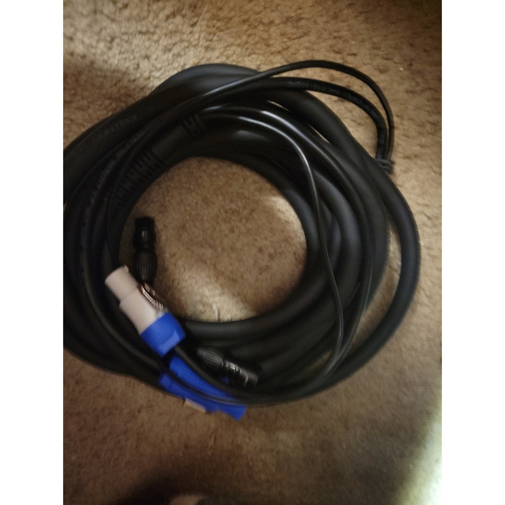 3 Pin DMX & Power Con Combo Link Cable 25 ft – 13AWG Power Control DMX Male  Fem